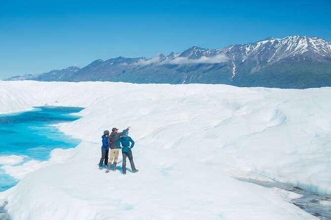 Alaska Helicopter Tour with Glacier Landing - 60 mins - ANCHORAGE AREA - Summer glacier hike (30 minutes): where you’ll feel the ice up close