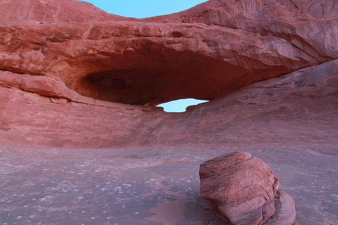 Arches National Park 4x4 Adventure from Moab - Dinosaur tracks at Utahraptor State Park: a surprisingly good add-on