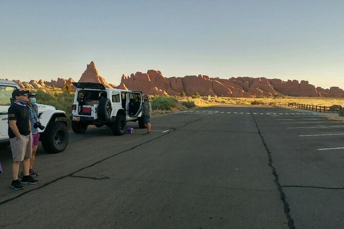 Arches National Park Back Country Adventure from Moab - The Jeep Rubicon advantage: air-conditioning, seat rotation, and comfort