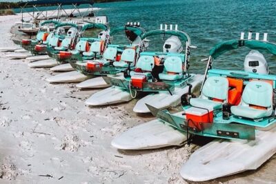 Backwater Adventure's CraigCat Tours of the 10,000 Islands - How the CraigCat works: quick control lesson, then real fun