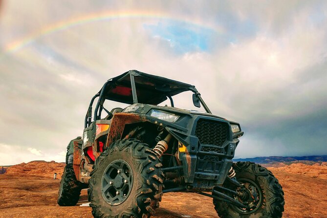BEST! Hell's Revenge U-Drive 4X4 Tour in Moab +Dinosaur Tracks! - Guide Talk and Safety: How Rock Crawling Gets Teachable
