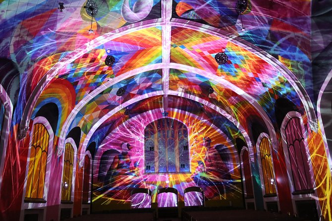 BEYOND Light Show & Meditation - Touring the Arcade Lounge, Art Gallery, Movie Theater, and Gandhi Garden