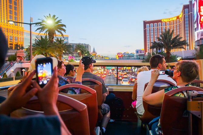 Big Bus Las Vegas: Sightseeing Night Tour by Open-Top Bus - Getting there: Stop #2 at High Roller and first-come seating