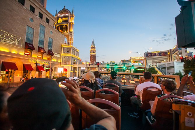 Big Bus Las Vegas: Sightseeing Night Tour by Open-Top Bus - Your ride through Downtown and the Strip: what you’ll actually notice