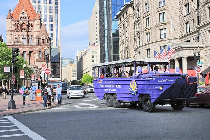 Boston Duck Boat Sightseeing City Tour with Cruise Along Charles River - Tea Party, Old State House, and Freedom Trail-Era Stops