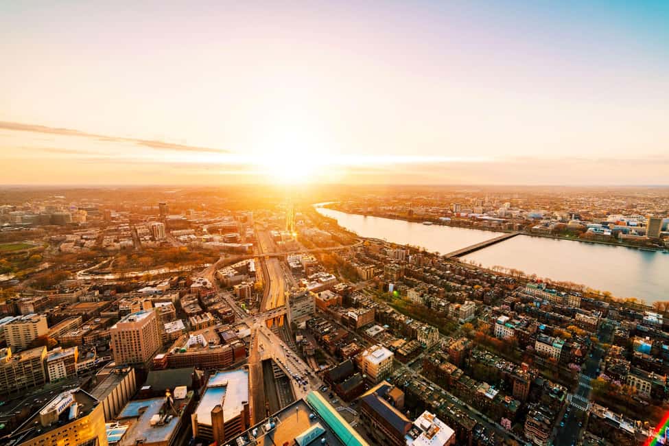 Boston: View Boston Observation Deck Entry Ticket - The 52nd-floor start: indoor 360-degree views and virtual viewers