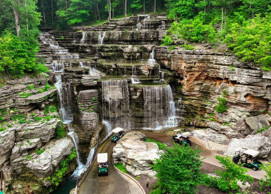Branson: Top of the Rock Ozarks Heritage Preserve - Electric cart time: Lost Canyon Cave and Nature Trail
