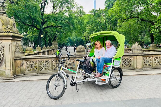 Central Park Pedicab Guided Tours - The Met Museum Edge, the Reservoir, and Belvedere Castle Views