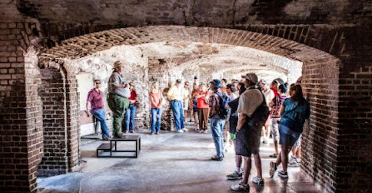 Charleston: Fort Sumter Entry Ticket with Roundtrip Ferry - Fort Sumter grounds: what you can realistically see in about one hour