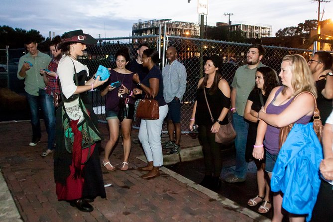 Charleston Haunted Booze and Boos Ghost Walking Tour - Stop-by-stop: photos at the arsenal, market drinks, and churchyard hauntings
