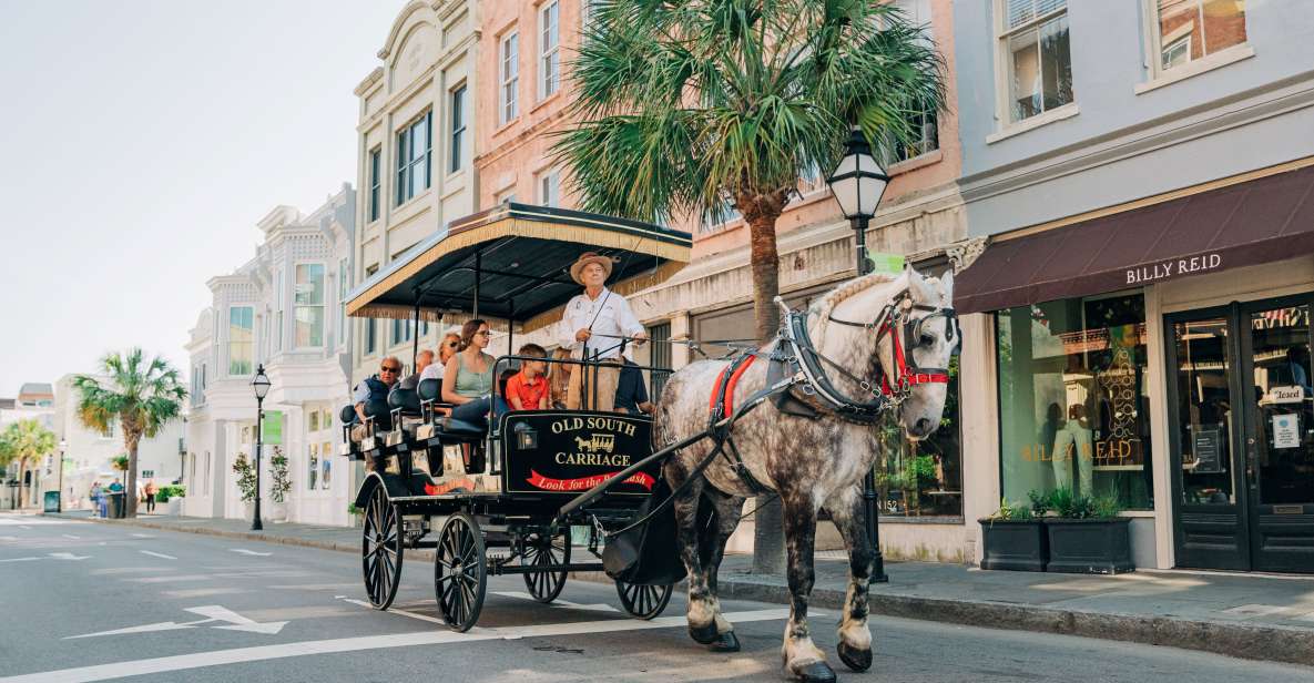 Charleston: Historical Downtown Tour by Horse-drawn Carriage - Start at Old South Carriage Co: check-in, restrooms, and the first minutes