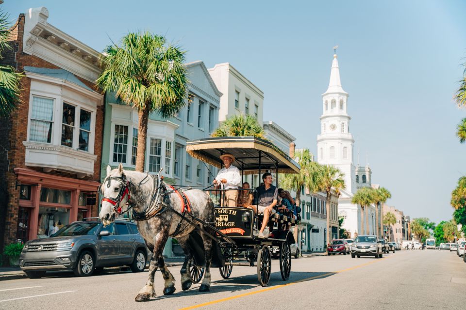 Charleston: Historical Downtown Tour by Horse-drawn Carriage - Rolling from the city gate: the pace, the seating, and the route surprises