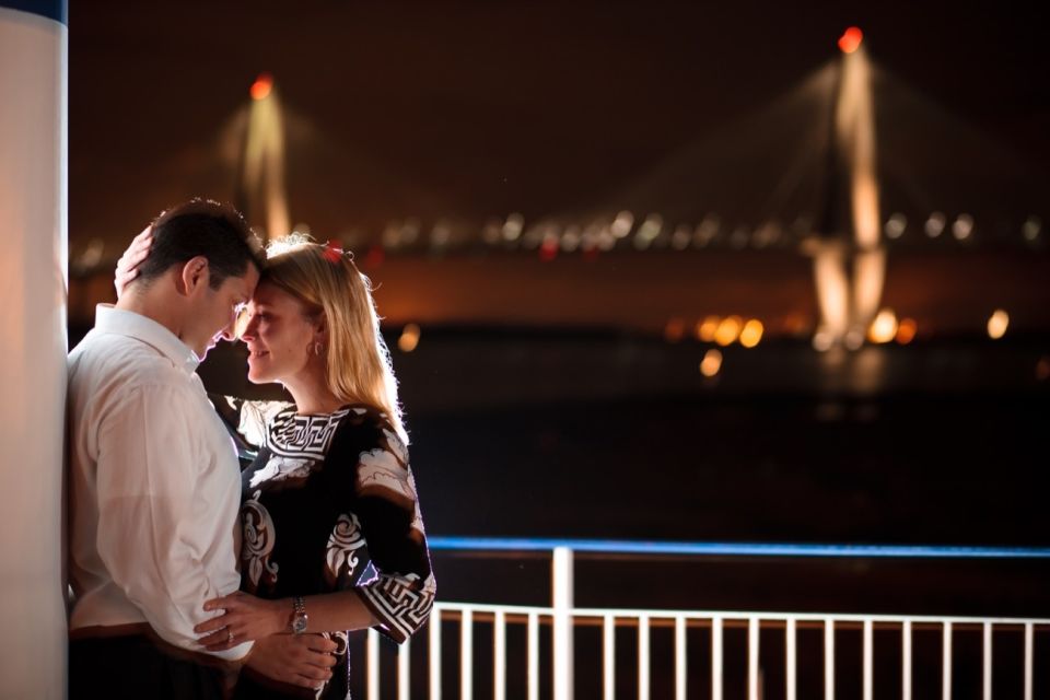 Charleston: Luxury Harbor Dinner Cruise - Deck time and sunset: where to sit for the views