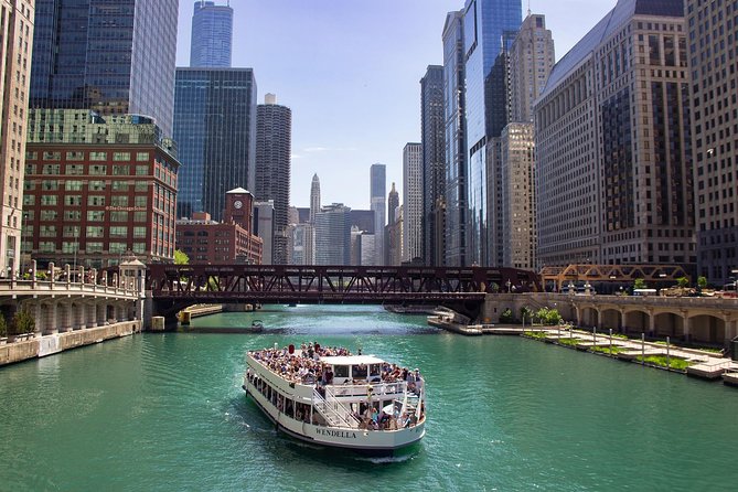 Chicago River 90-Minute Architecture Tour - The River Route You’ll Glide: Willis, Merchandise Mart, and Wrigley