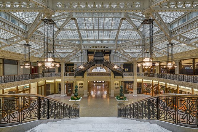 Chicago's Secret Interiors Architectural Walking Tour - Rookery Building: light court, ironwork, and Wright’s touch
