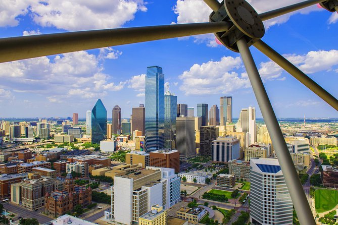 Dallas' Reunion Tower GeO-Deck Observation Ticket - Indoor touchscreens and a film: learning Dallas while you look