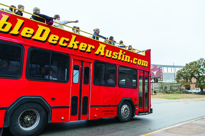 Double Decker Austin Single Loop Sightseeing Tour - Austin Visitor Center Start: the Fast Way to Get Oriented