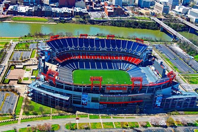 Downtown Nashville Helicopter Tour - Stadium loop: Nissan Stadium, the Titans, TSU Tigers, and game-day possibilities