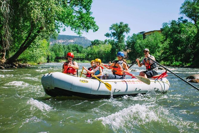 Durango Half Day Rafting Trip - Lower Animas River - Entering Durango from the river: why the Lower Animas works