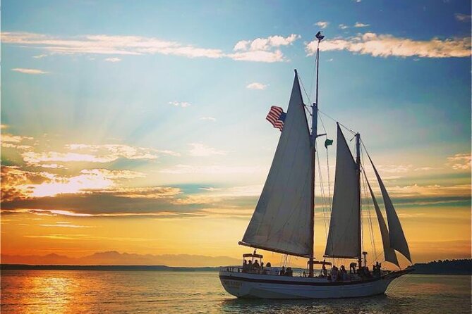 Evening Colors Sunset Sail Tour in Seattle - Space Needle, Rainier, and mountain views on clear nights