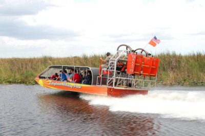 Everglades VIP Airboat Tour with Transportation Included - Entering the Everglades Holiday Park airboat experience