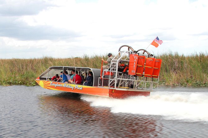 Everglades VIP Airboat Tour with Transportation Included - Entering the Everglades Holiday Park airboat experience