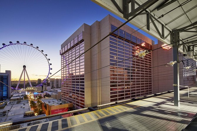Fly LINQ Zipline at The LINQ Promenade in Las Vegas - Tower Up: Check-in, Harness Fitting, and Safety Prep