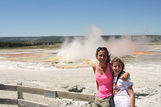 From Jackson Hole: Yellowstone Old Faithful, Waterfalls and Wildlife Day Tour - Grand Canyon of the Yellowstone and Lower Falls: the big waterfall payoff