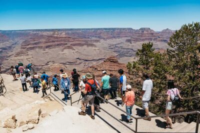 From Las Vegas: Grand Canyon South Rim Day Trip - First Canyon Moment: Mather Point in About 45 Minutes