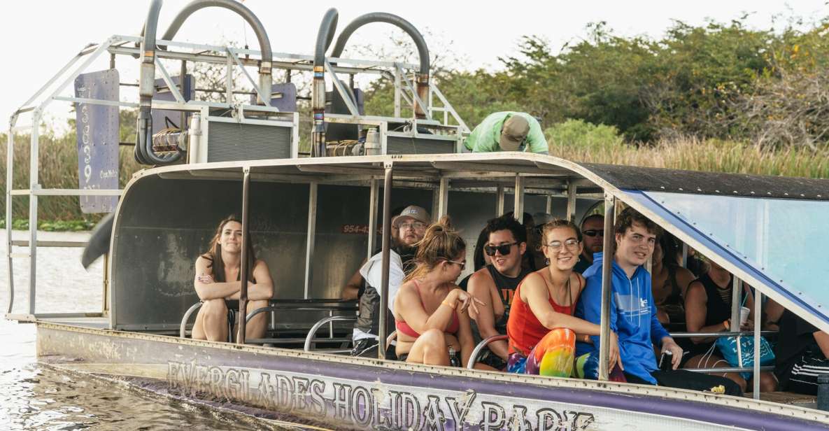 From Miami: Everglades Airboat, Wildlife Show & Bus Transfer - The airboat ride: photo spots, speed, and real wildlife odds