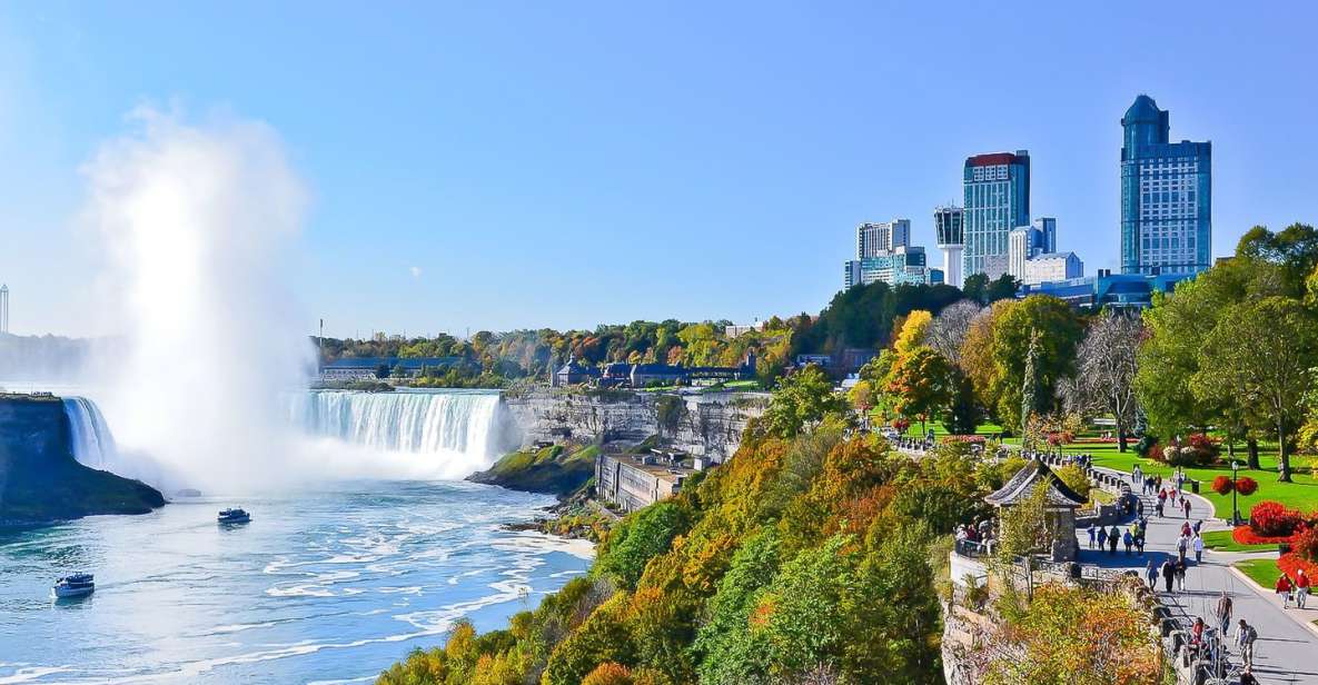 From NYC: Niagara Falls Full-Day Tour with Maid of the Mist - What You See From the USA Side: American Falls, Bridal Veil, Goat Island