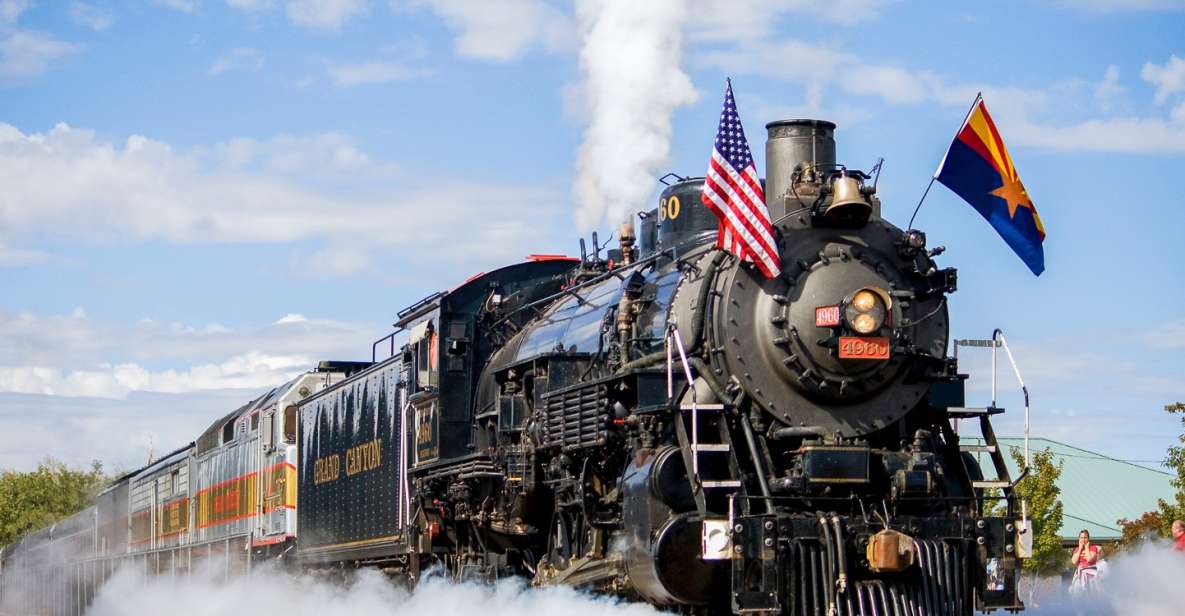 From Williams: Grand Canyon Railway Round-Trip Train Ticket - A Steam-Era Ride From Williams to Grand Canyon Village