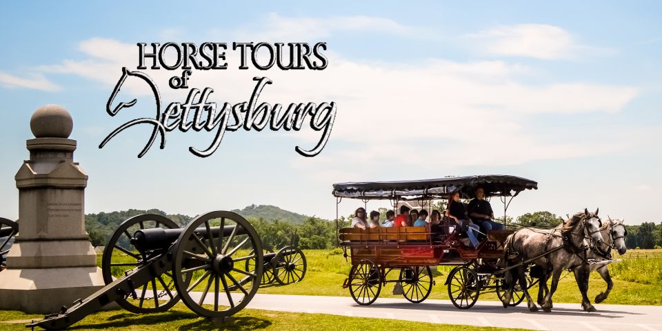 Gettysburg: Horse-Drawn Carriage Battlefield Tour - Entering Gettysburg the slow way, in an open-top carriage