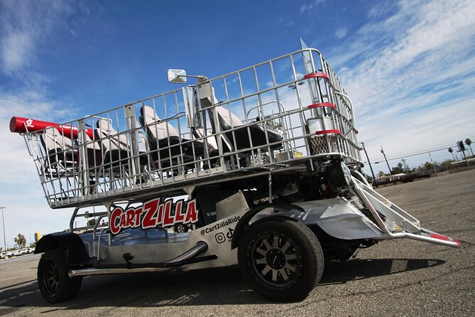 Giant Shopping Cart Limo Ride in Las Vegas - MGM Lion, Paris Eiffel Tower, and The Venetian: the end-of-route photo checklist