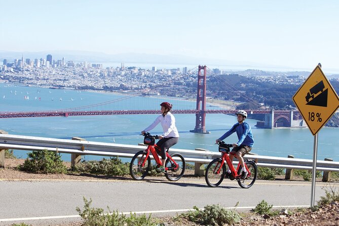 Golden Gate Bridge Guided Bicycle or E-Bike Tour from San Francisco to Sausalito - Meeting at Fisherman’s Wharf and getting set up fast