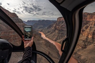 Grand Canyon Deluxe Helicopter Tour with Landing from Las Vegas - Eco-Star/EC130 helicopter cabin: air-conditioned comfort with assigned seating