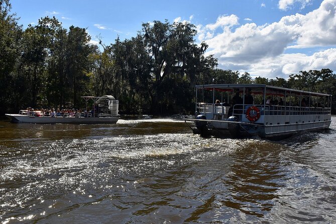 Guided Boat Tour of New Orleans Bayou - Entering the 20,000-acre cypress swamp near Jean Lafitte