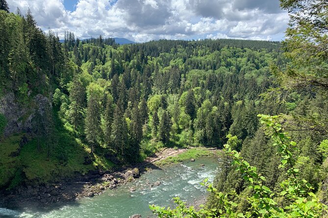 Guided forest hike to Seattle waterfalls incl. Snoqualmie Falls - Stop 2: Twin Falls and Upper Falls Through Ollalie State Park