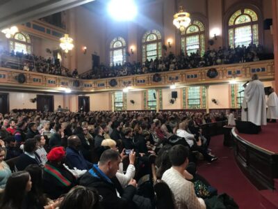 Harlem Gospel Holiday Celebration Concert - Getting started at Mt. Olivet Baptist Church (Lenox Avenue check-in)