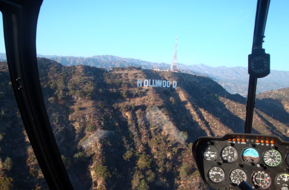 Hollywood & Beverly Hills Celebrity Helicopter Tour - Hollywood Hills to the Hollywood Sign: The Photo Moment