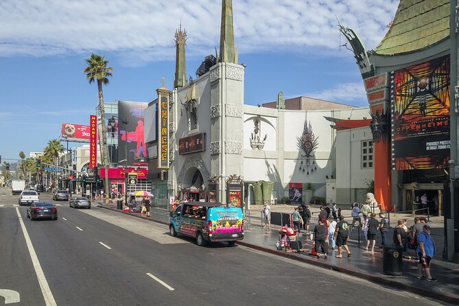 Hollywood, Beverly Hills & Celebrity Homes Tour by Open Air Bus - Walk of Fame + Chinese Theatre: Stars and Movie-Front Energy