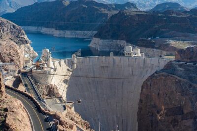 Hoover Dam Highlights Tour from Las Vegas, WiFi - The Arizona-side photo stop: spillways, intakes, and angles