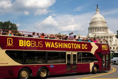 Hop-on Hop-off Sightseeing Tour by Open-top Bus with 18 Stops - Timing, Frequency, and the Reality of DC Traffic