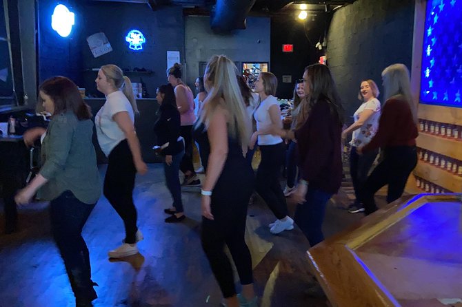 Instructor-Led Line Dancing Class with Souvenir Video - Venue Reality: Small Spaces, Big Energy