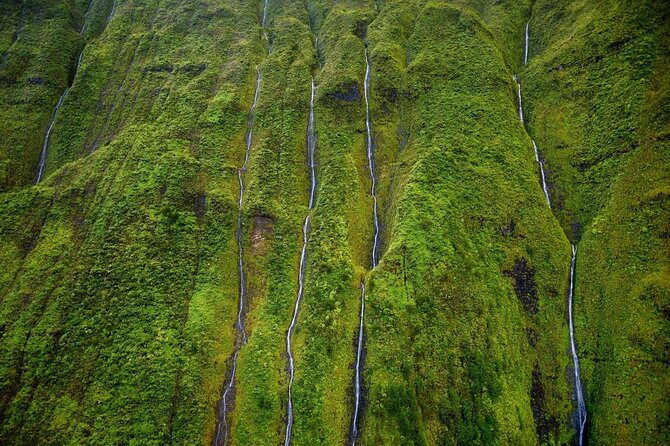 Kauai: Hughes 500 4-Passenger Doors-Off Helicopters - Hanalei Valley: more waterfalls and rivers, less cliff drama