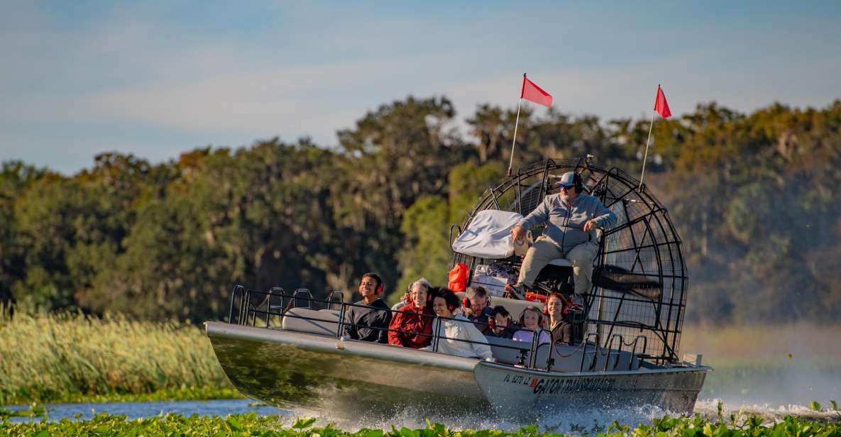 Kissimmee: Boggy Creek Airboat Ride with Optional Meal - Getting there from Orlando/Kissimmee and staying on schedule