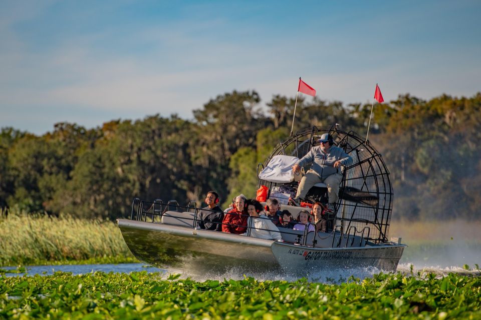 Kissimmee: Boggy Creek Airboat Ride with Optional Meal - Boggy Creek Airboat ride through the Everglades Headwaters