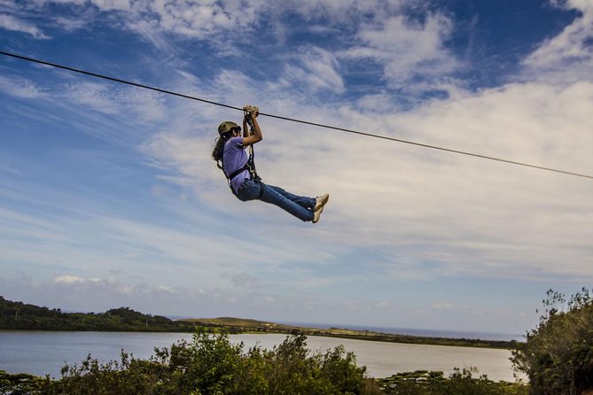 Koloa Zipline in Kauai - Flyin’ Kauai’an hands-free harness: where you control the “wow”