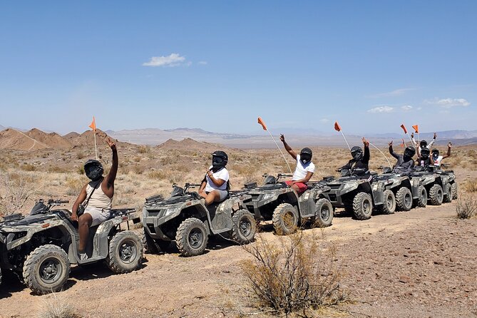 Las Vegas Desert ATV Experience - The ATV itself: 450cc power on sandy, bumpy ground