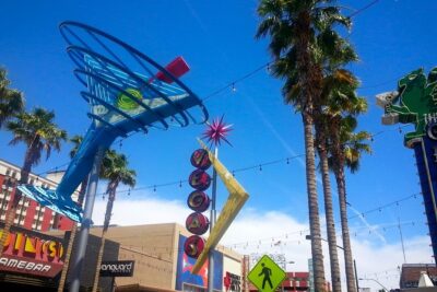 Las Vegas Downtown & Fremont Street - Guided Walking Tour - The Plaza Hotel Start: Learning Vegas Began Underfoot